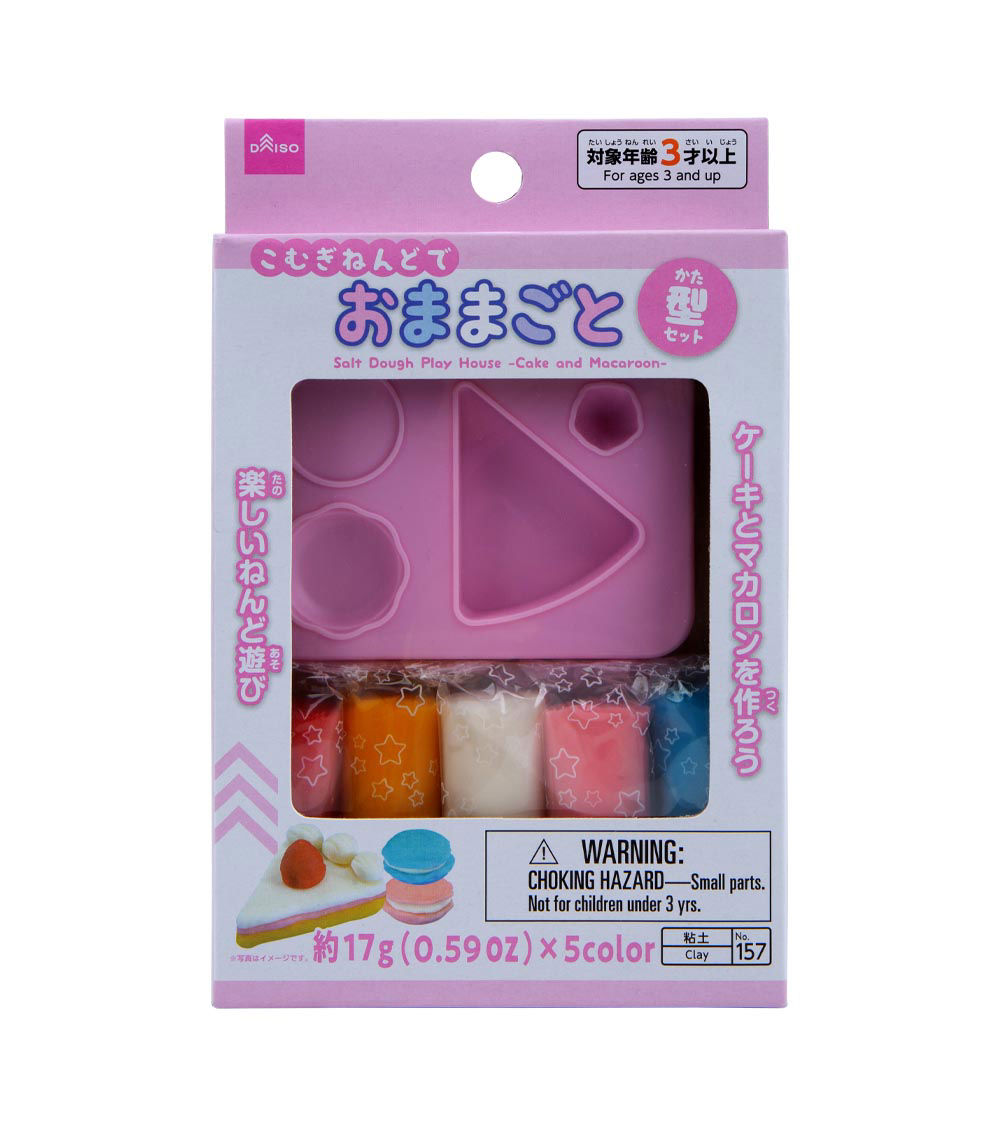 Cake & Macaron Salt Dough Play House Set