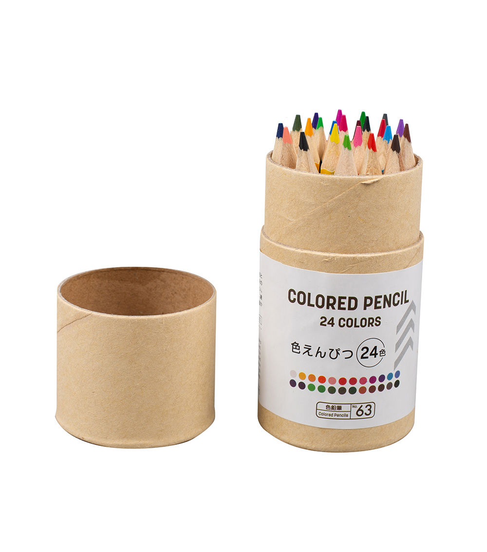 24-Color Multicolor Pencil Set - Bright