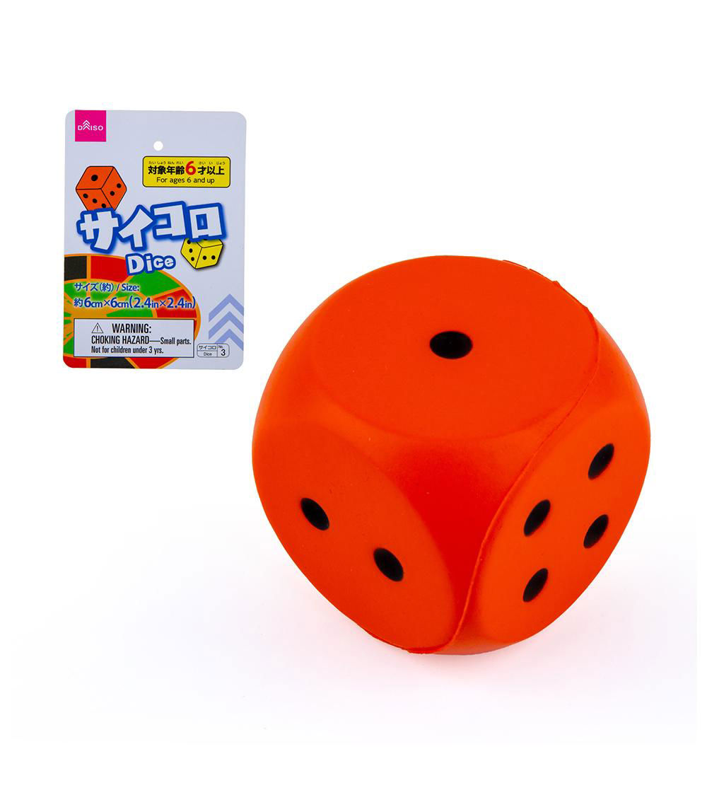 Dice, Assorted (6cm x 6cm)