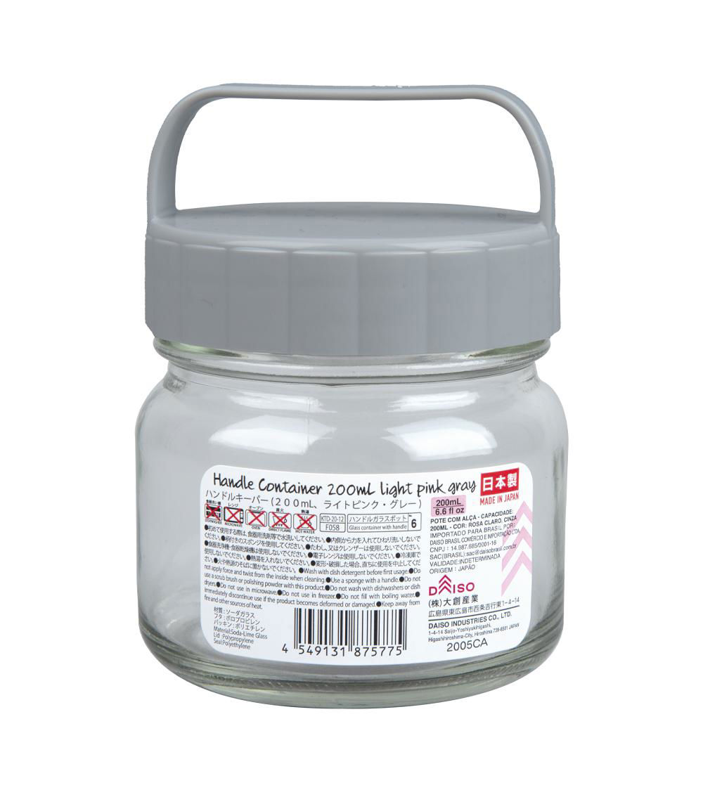 Handle Container, Assorted (1 pc) - 200 ml