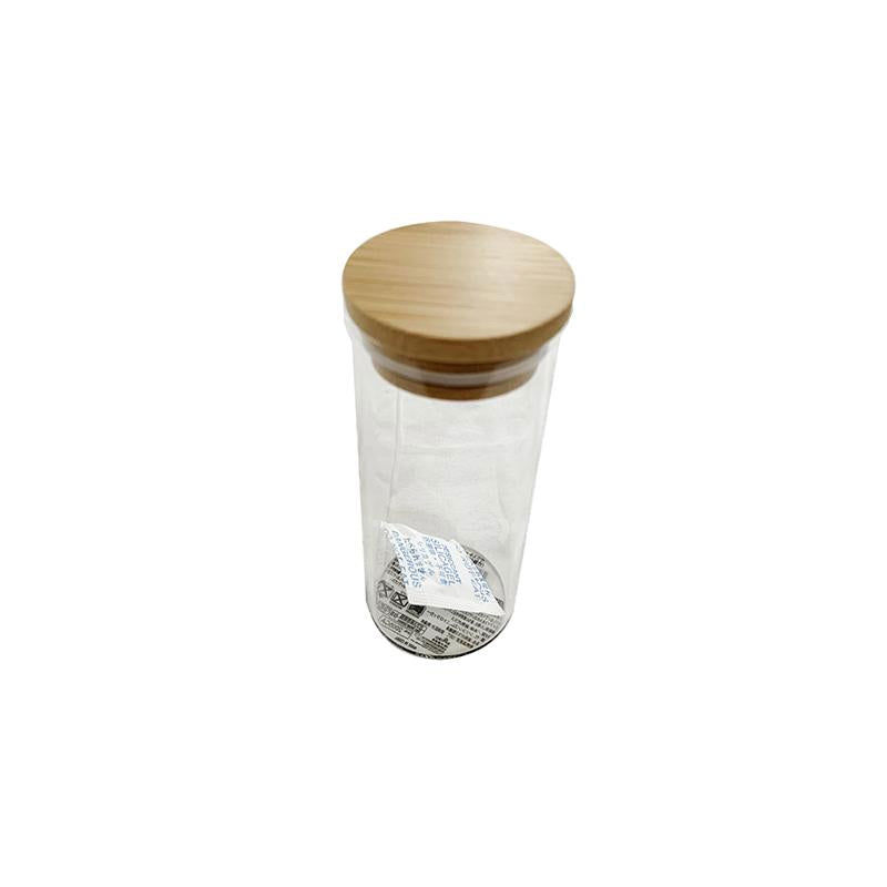 Glass Canister with Bamboo Lid – 120ml