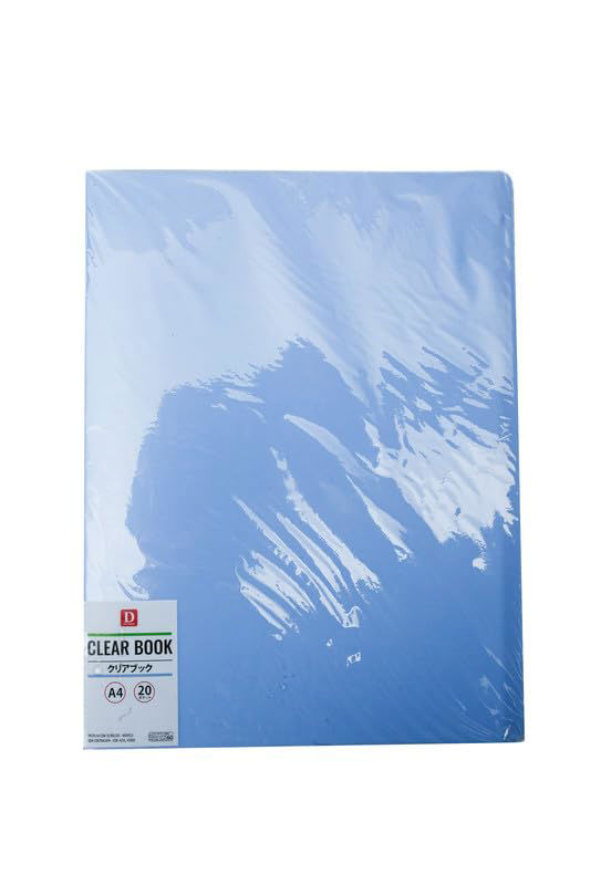 A4 Clear Thin Display Book with 40 Pockets – Transparent