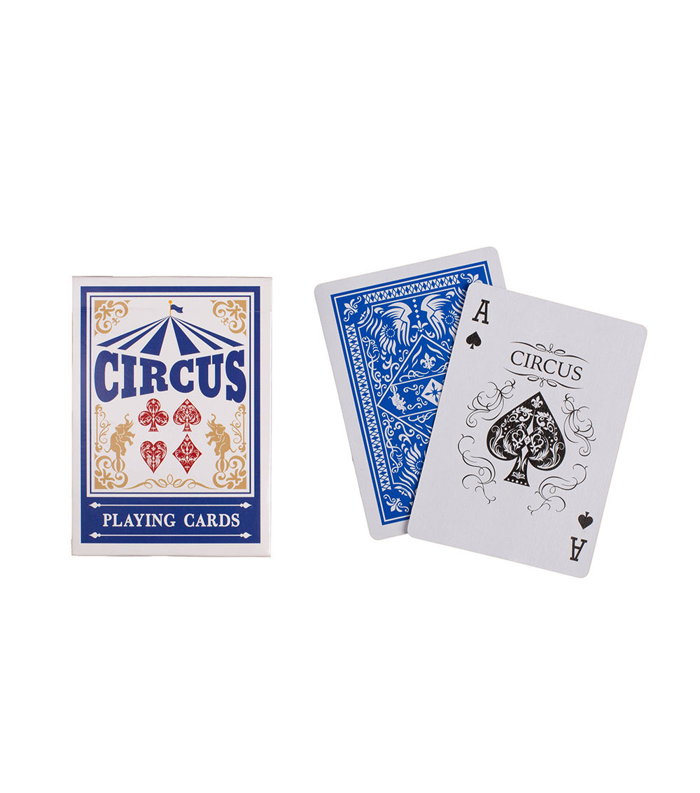 Circus Genuine Playing Cards – Blue