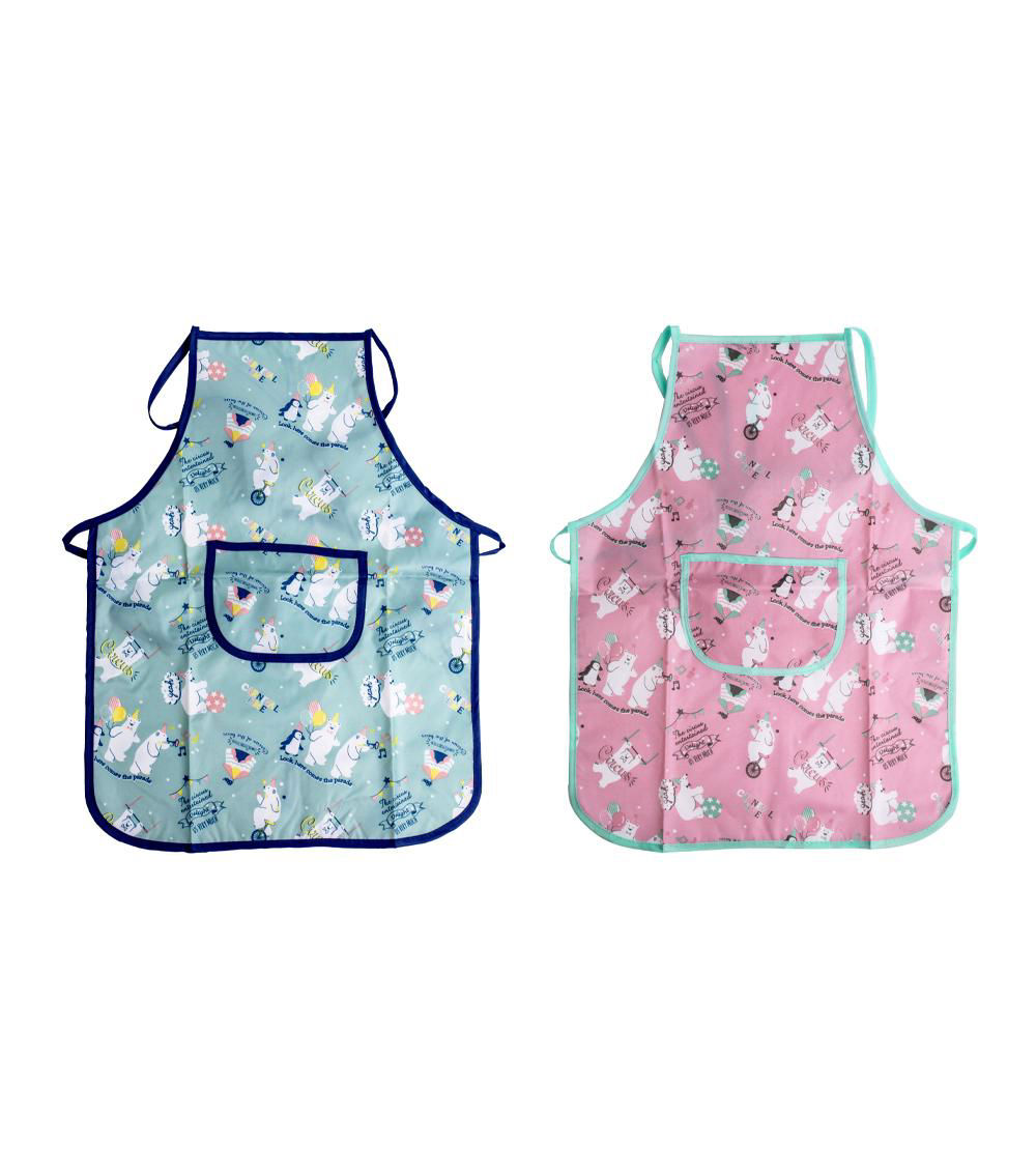 Kids Apron, Polar Bear Design - Assorted (1 pc)