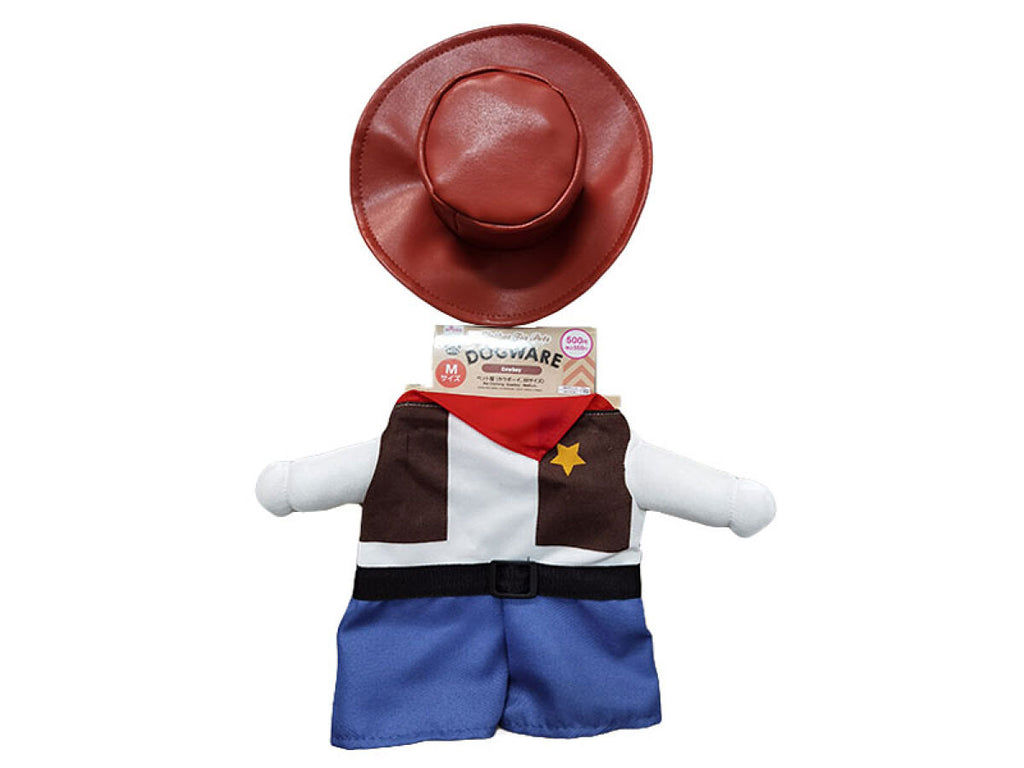 Western Cowboy Pet Outfit - M Size