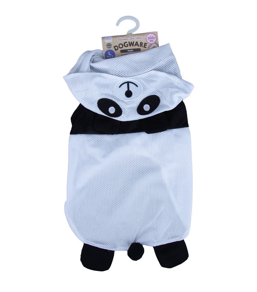 Panda Dog Costume - Cute Panda Style Pet Outfit, Large