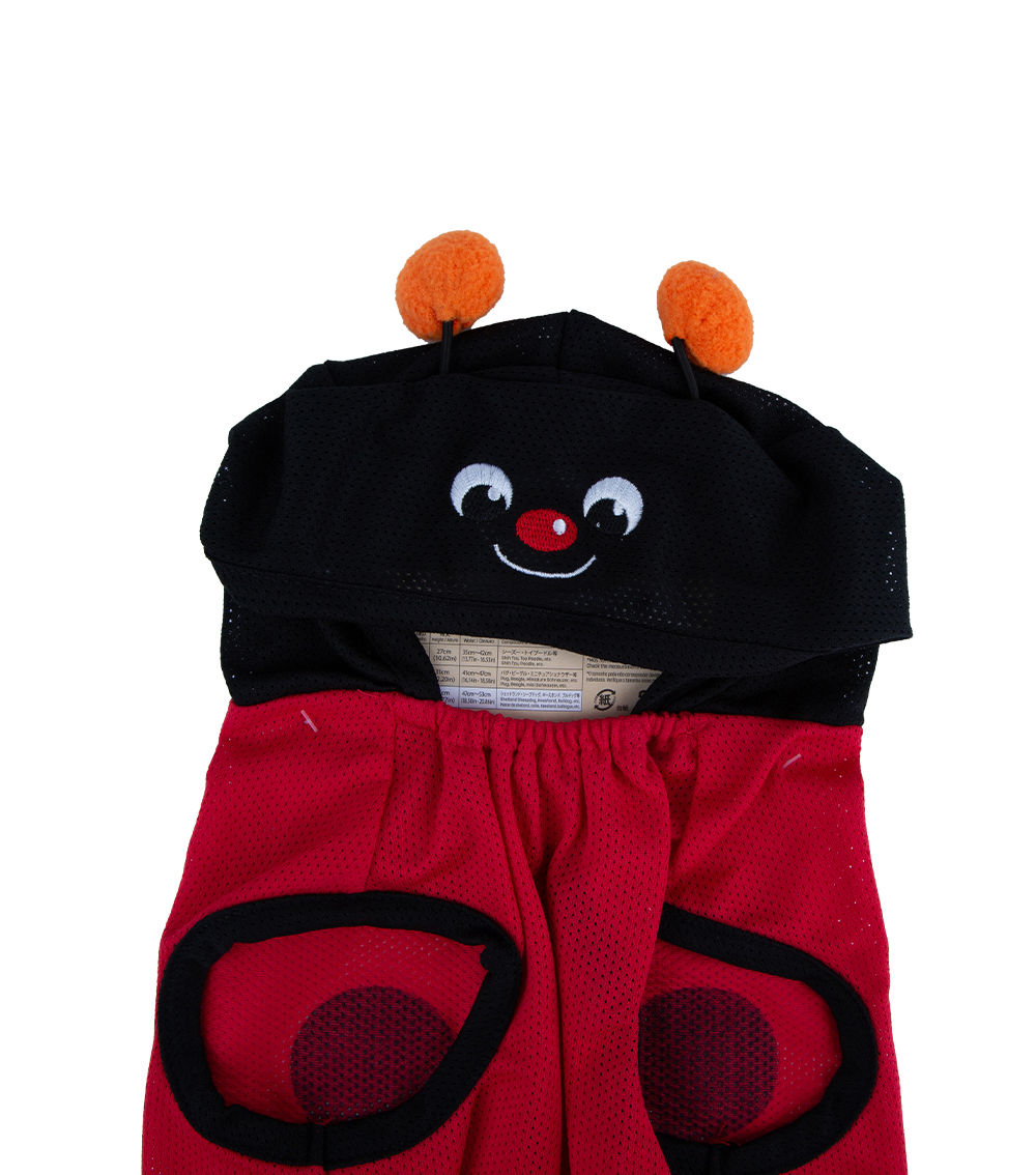 Ladybug Pet Costume - Cute Ladybird Dog Outfit with Hood XL