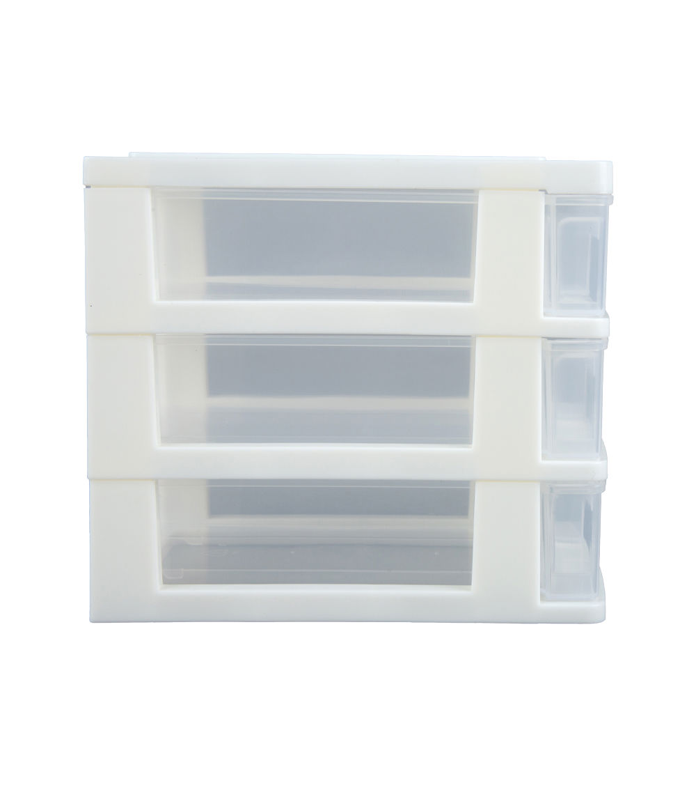 3-Tier Drawer Case, Assorted (11.5cm x 9cm x 13cm)
