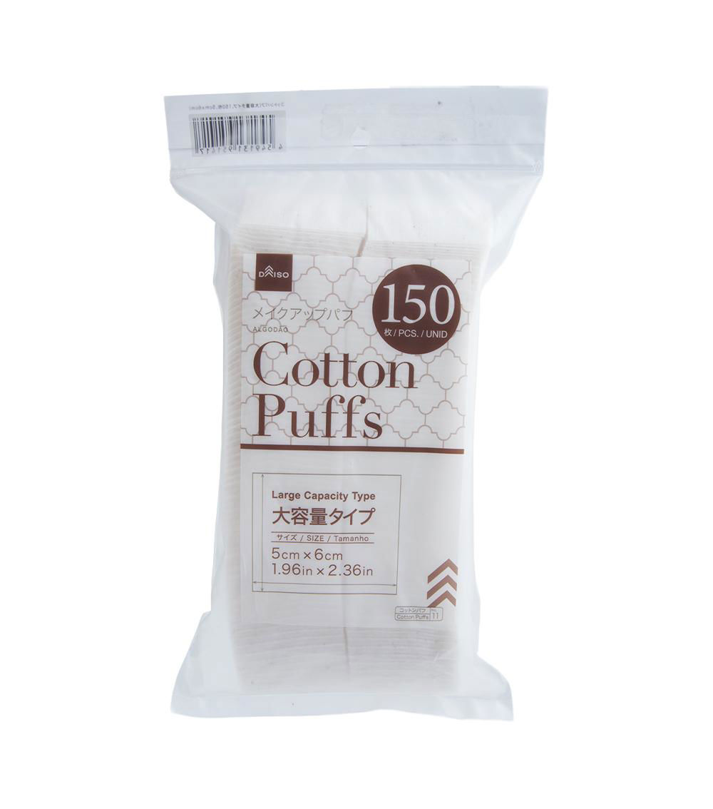 Cotton Puff -Large Capacity Type - 150 pcs. - 1.96in x 2.36i