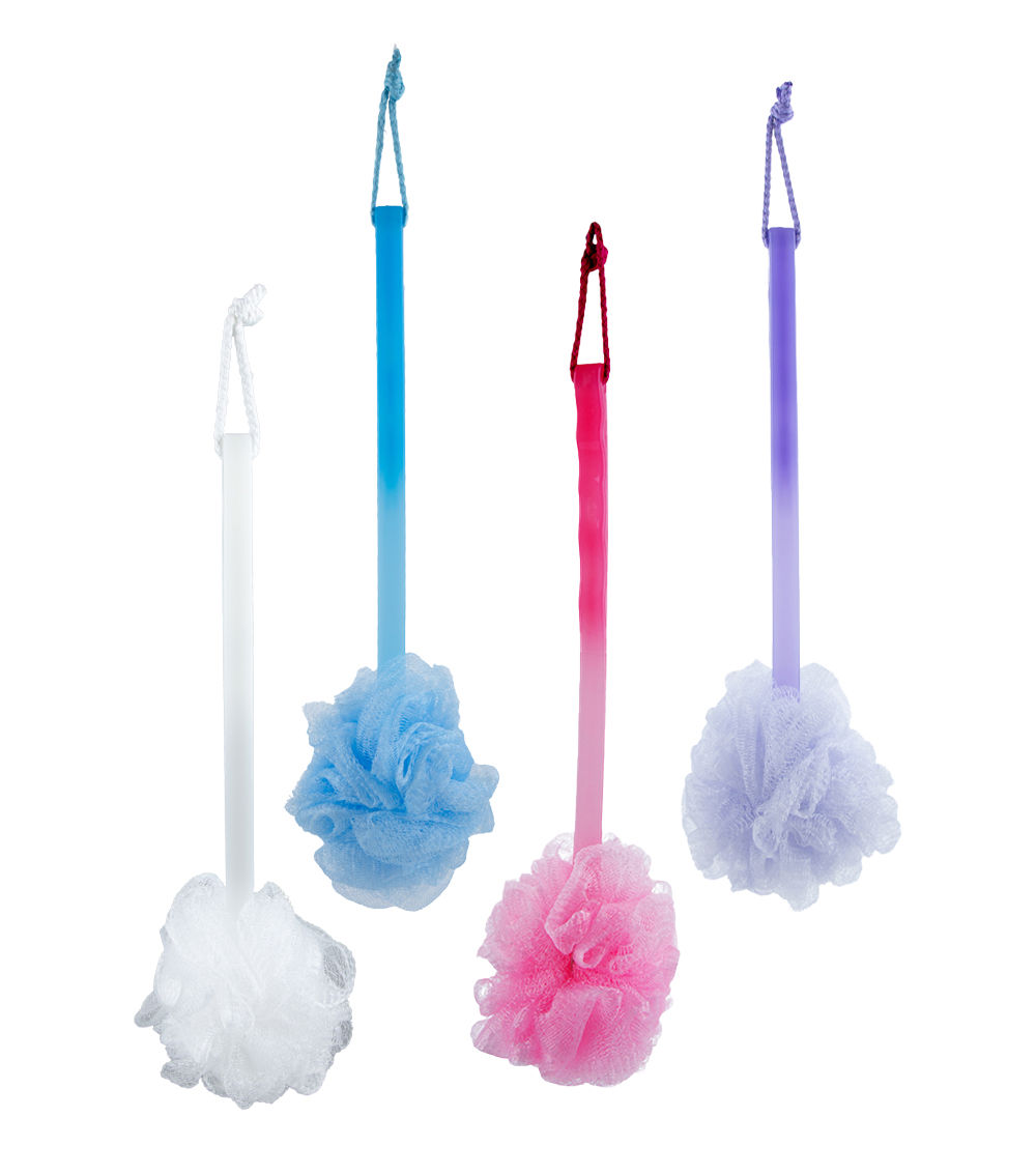 Body Net Brush with Handle, Assorted (1 pc)