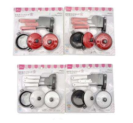 Pretend play set 5 (pink/white)