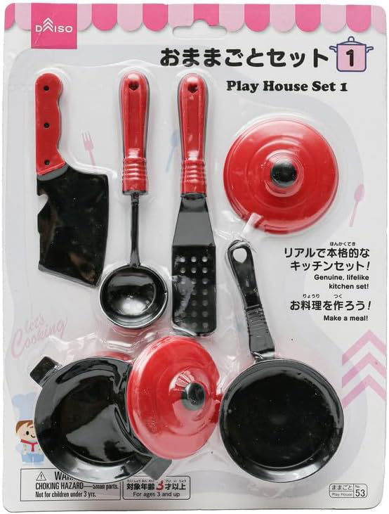 Pretend play set 5 (pink/white)