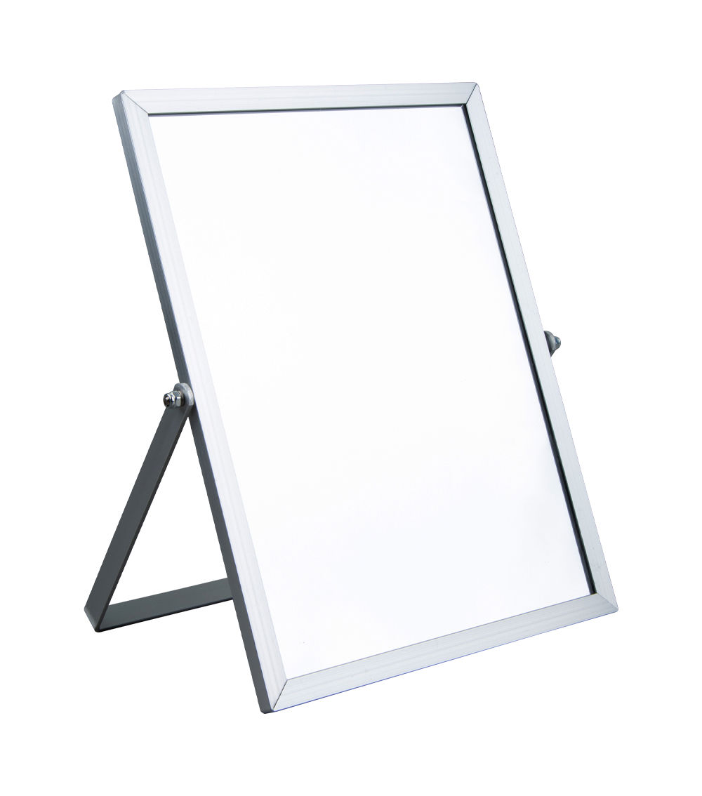 Glass Mirror with Aluminum Frame – White