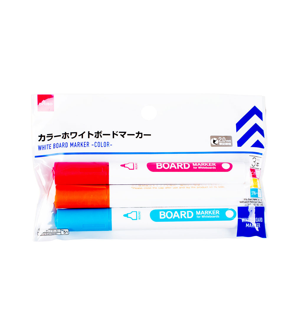 Color Whiteboard Marker - 3-Pack