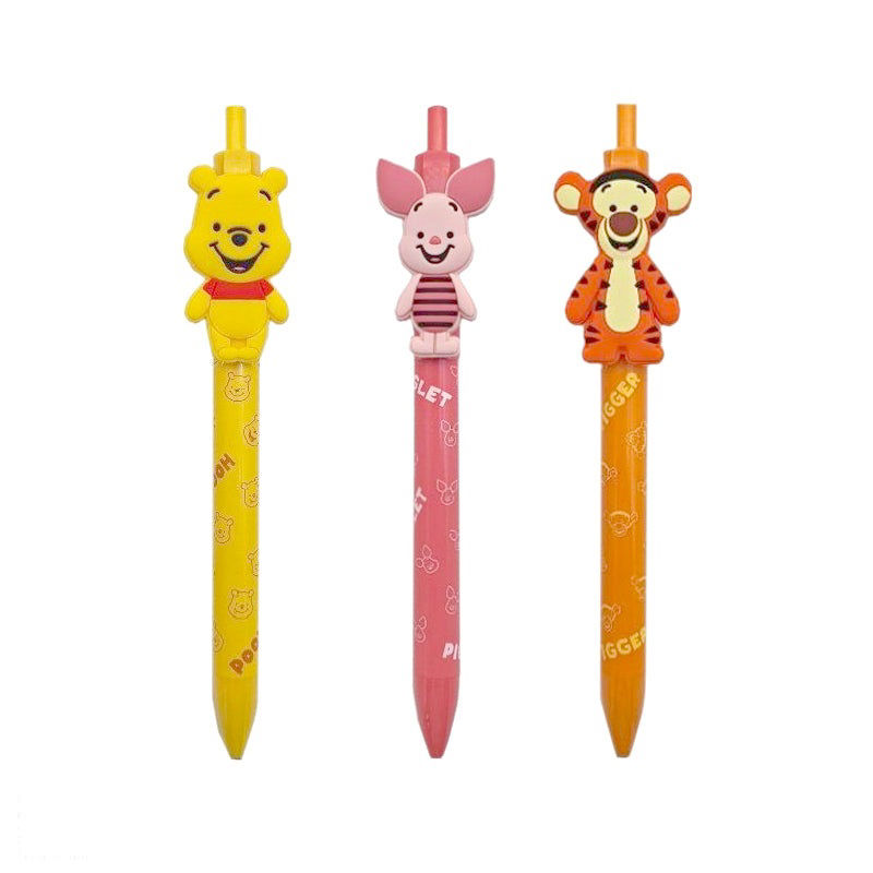 Winnie The Pooh Ballpoint Pen With Rubber Clip