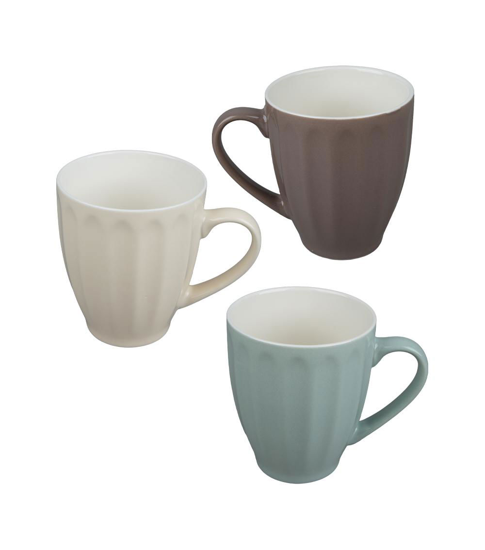 Pastel Embossed Mug, Assorted (1 pc) - (330ml)