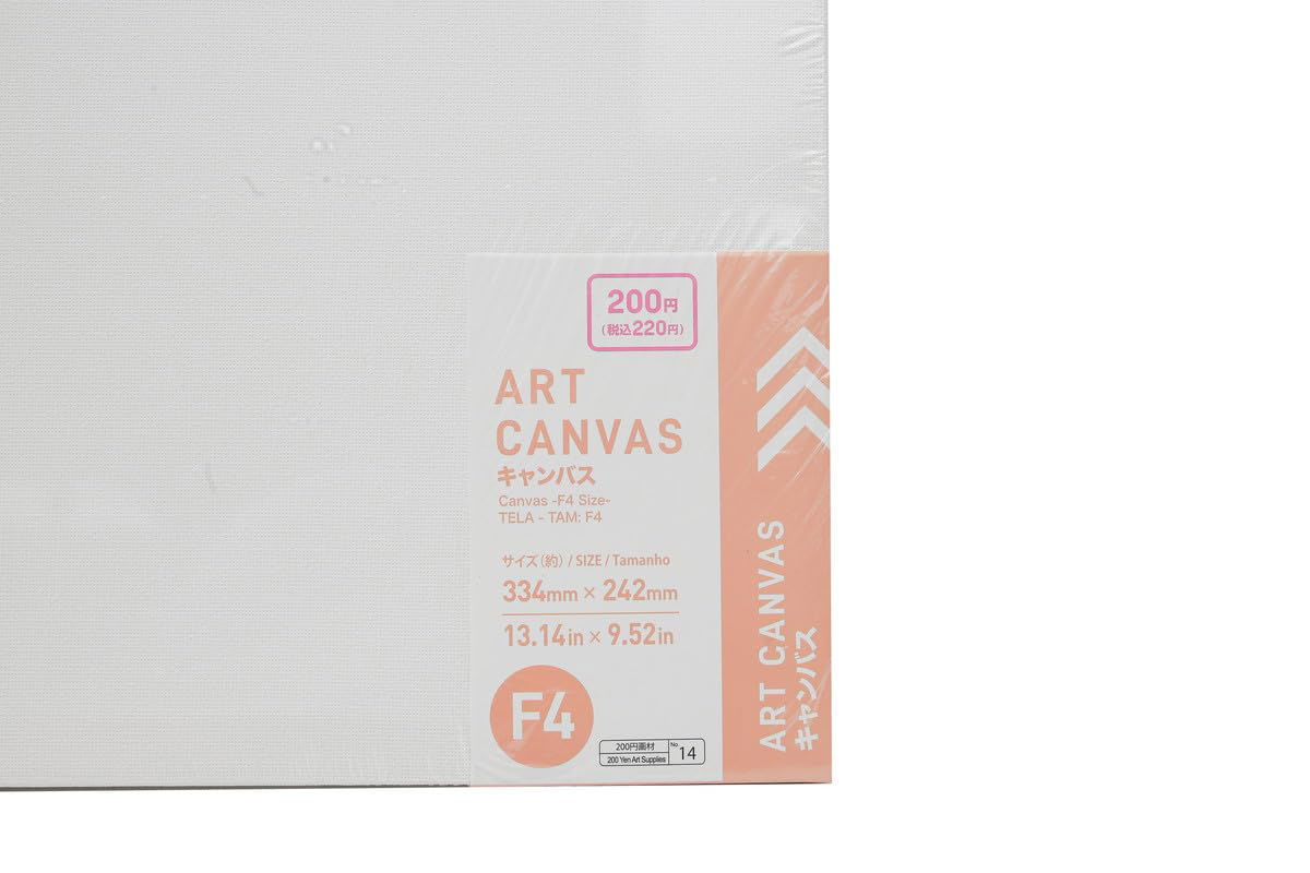 F4 Size Artist Canvas - White