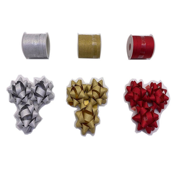 Gift Ribbon Kit -With Easy Fastening Ribbon