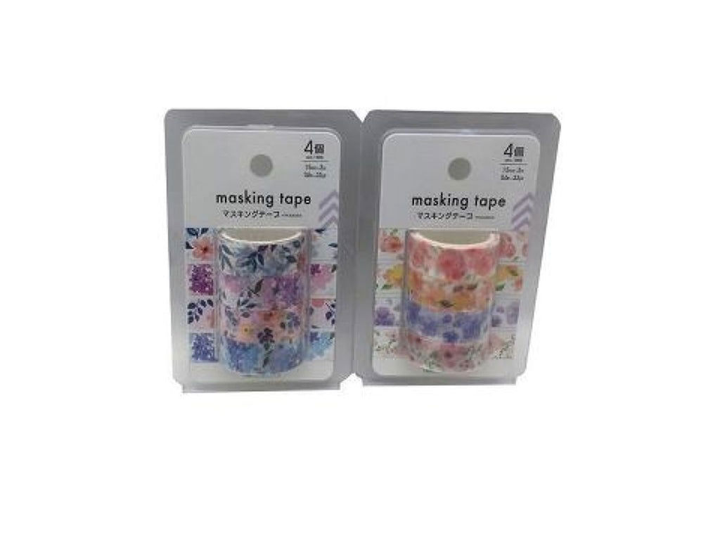 Masking Tape Set, Assorted (4 pcs) – 1.5x300cm