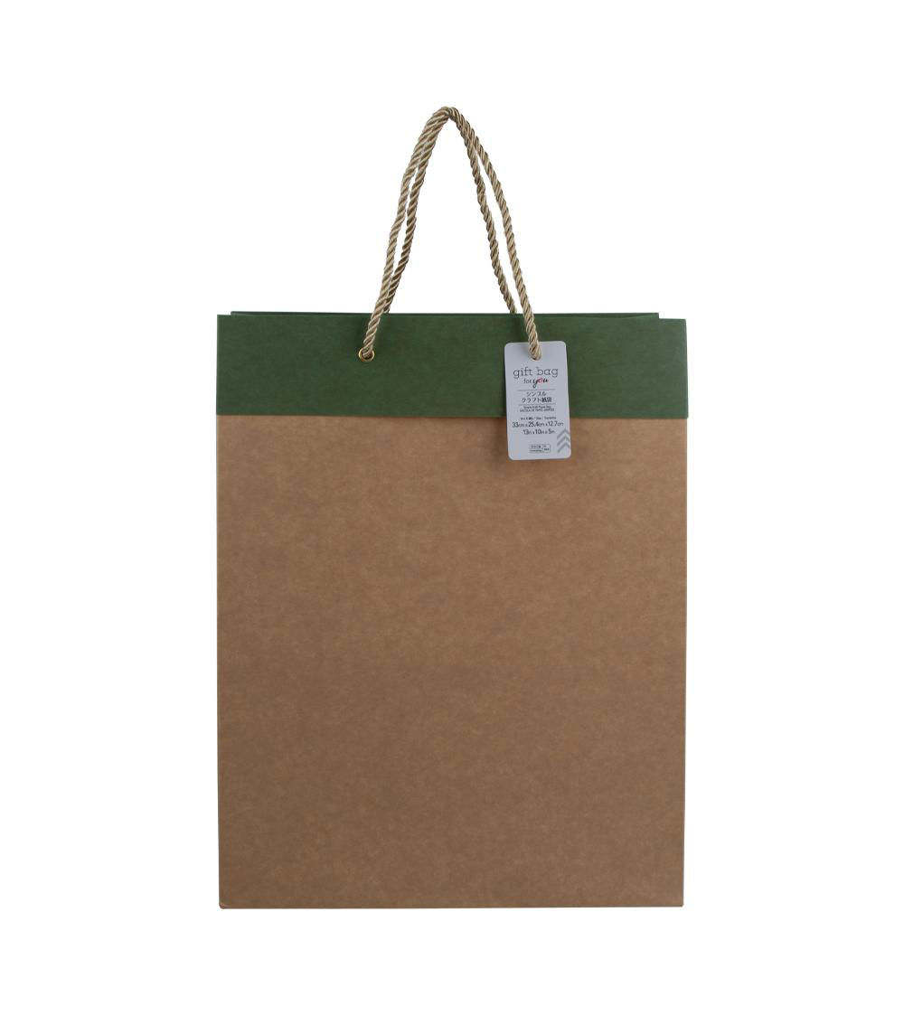 Simple Kraft Paper Bag, Assorted (1 pc)