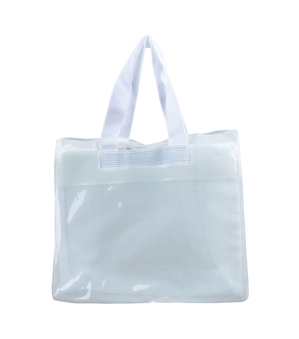 Vinyl Bag with Mesh Bag, Assorted (1 pc)