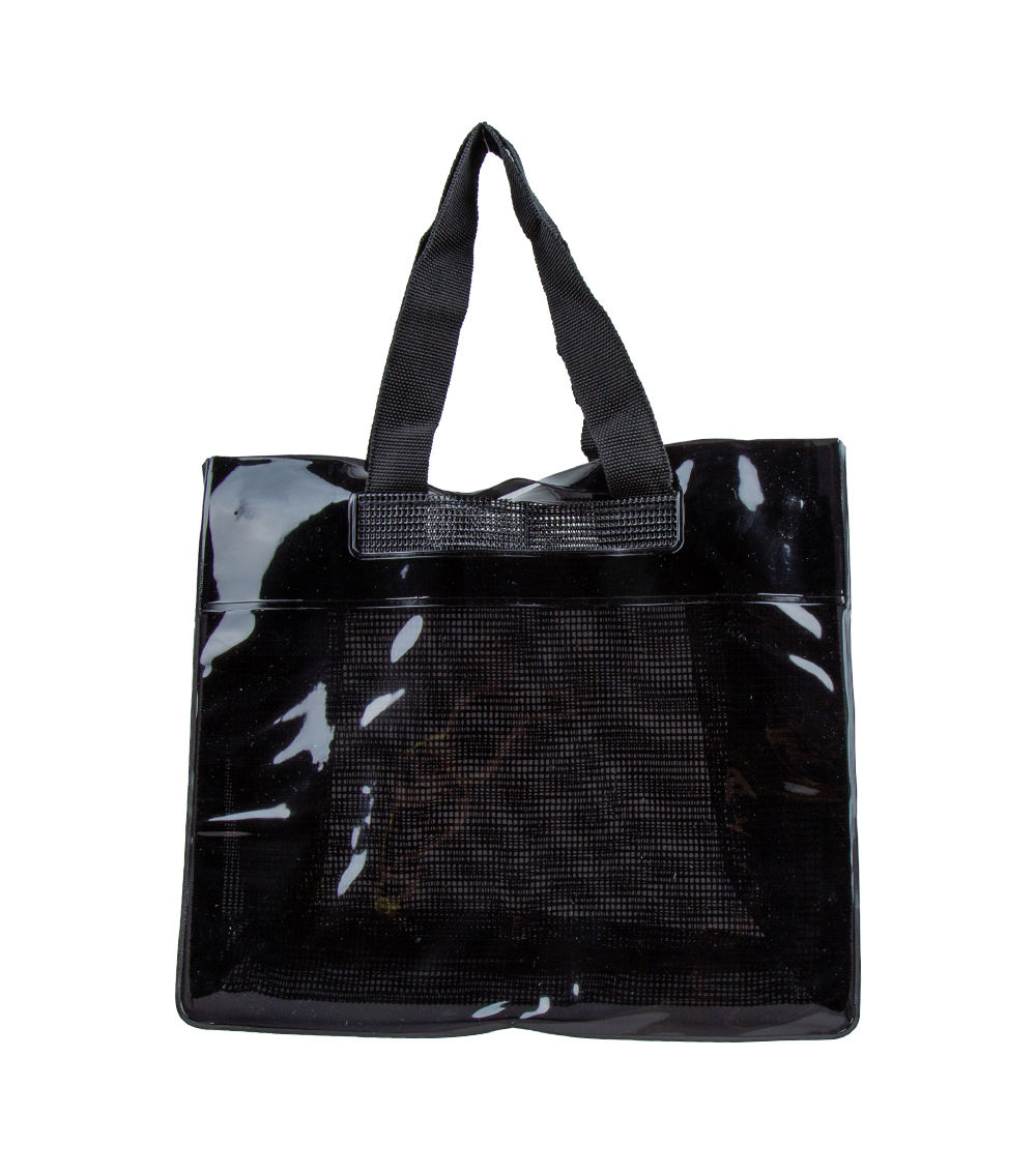 Vinyl Bag with Mesh Bag, Assorted (1 pc)