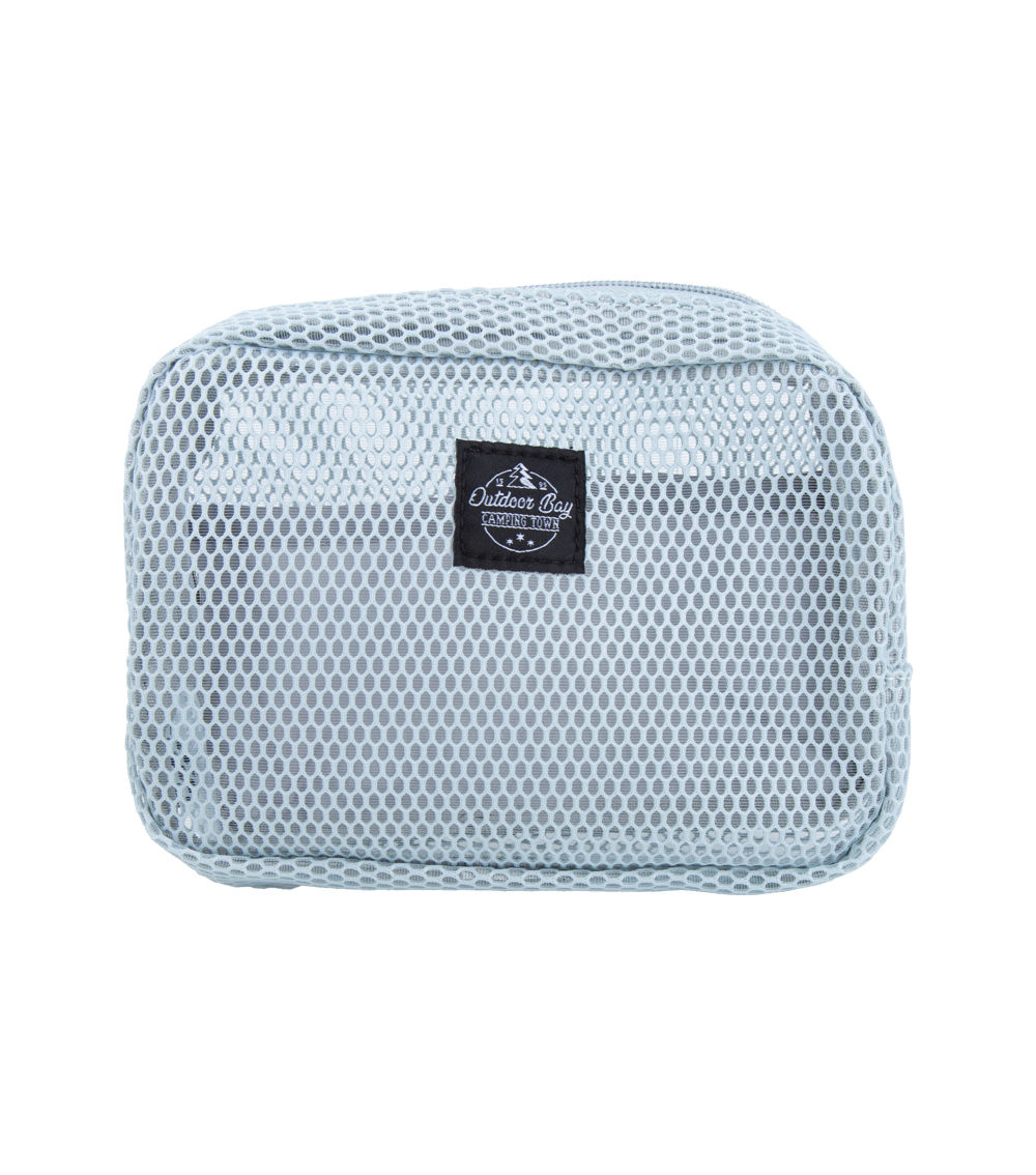 Mesh Pouch with Pocket, Assorted (1 pc)
