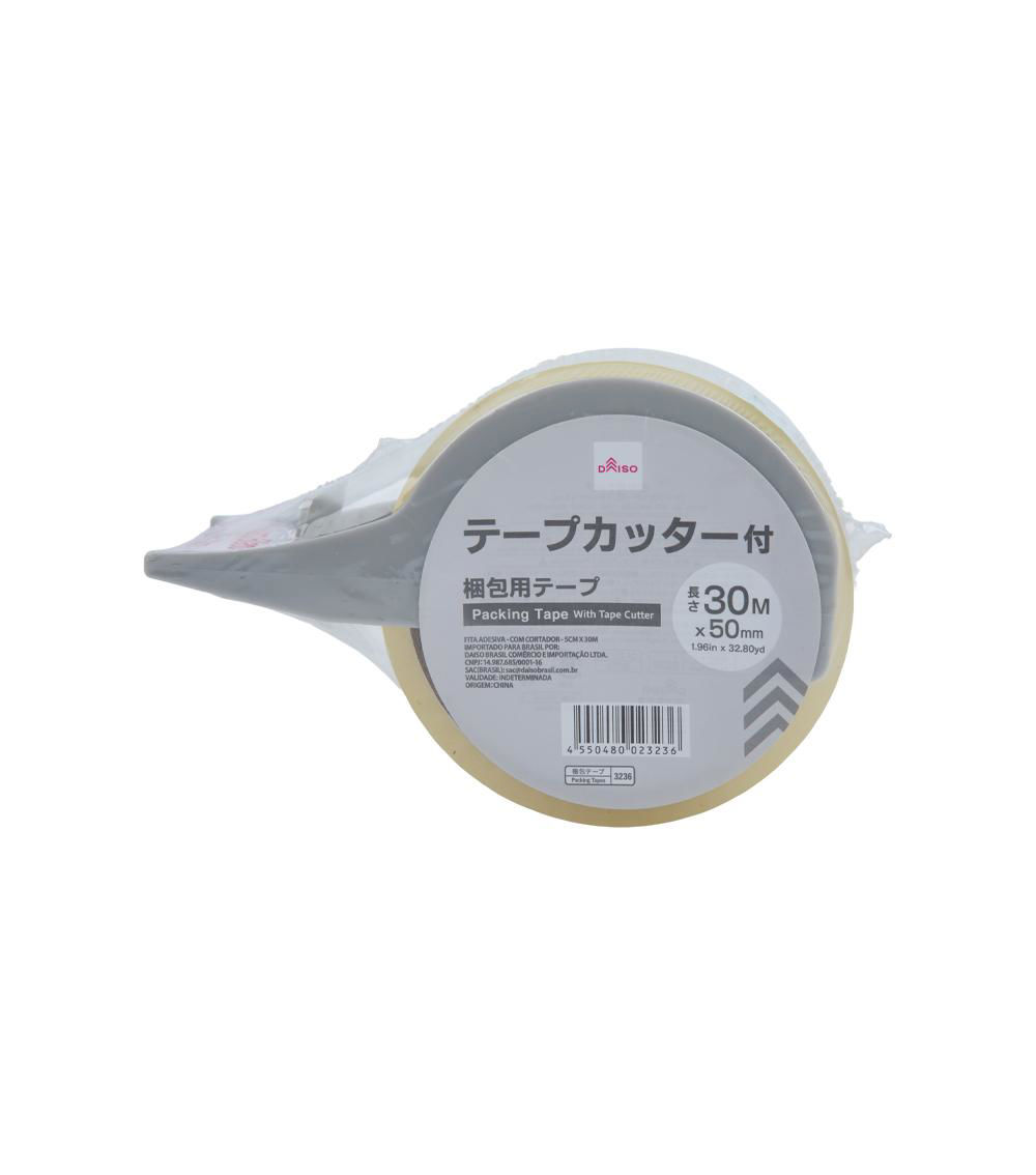 Packing Tape-With Tape Cutter - 1.96in x 32.80yd - 50mm x 30
