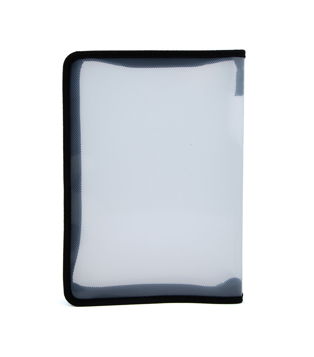 A4 Zipper File – Black