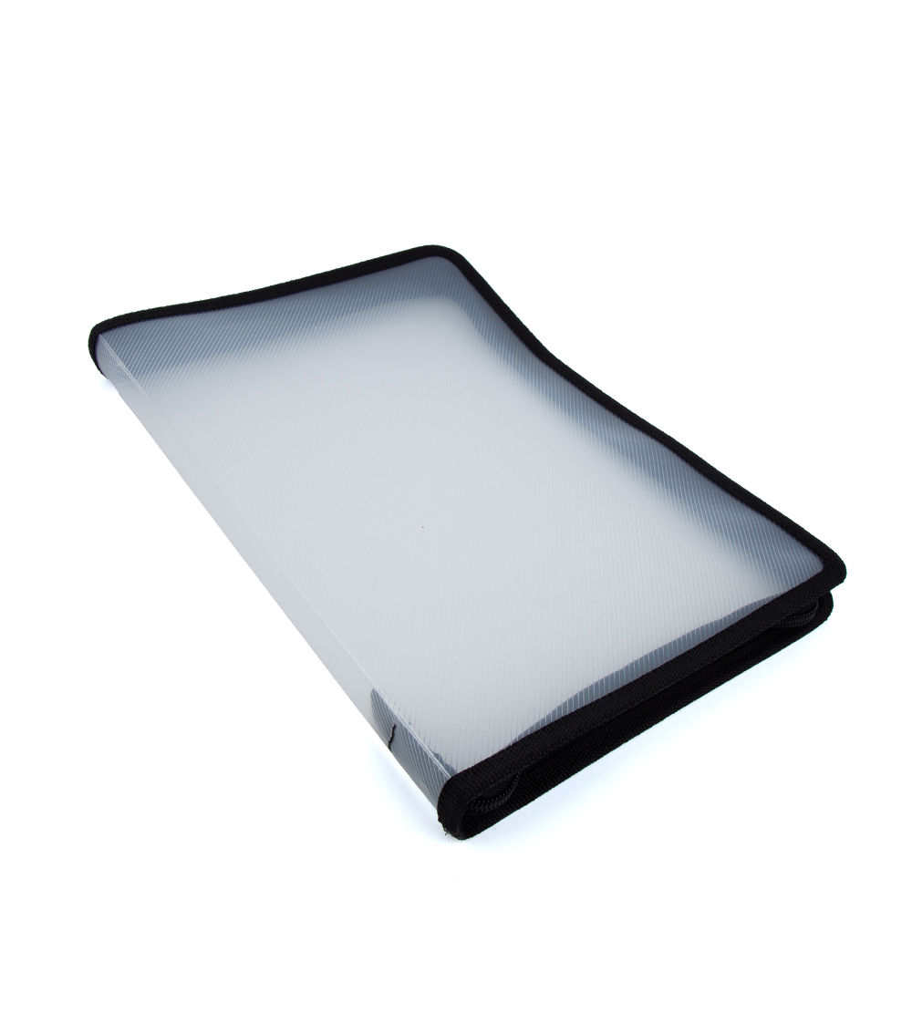 A4 Zipper File – Black