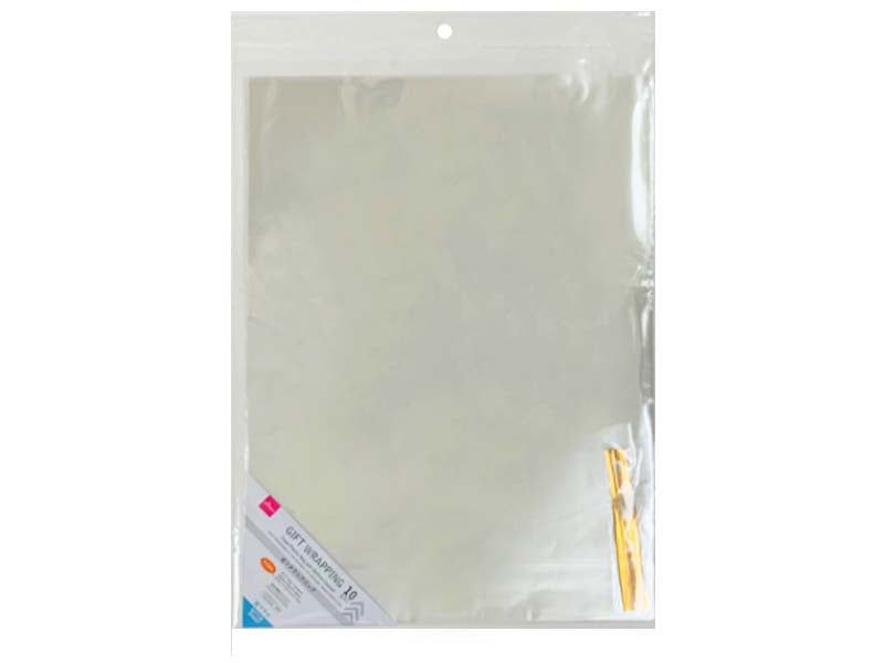 10-Piece Clear Plastic Bags with Bottom Gusset – 40 x 30 x 8