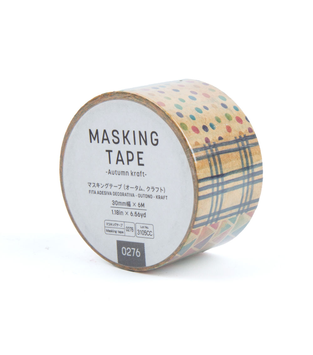 Autumn Kraft Masking Tape, Assorted (1 pc)