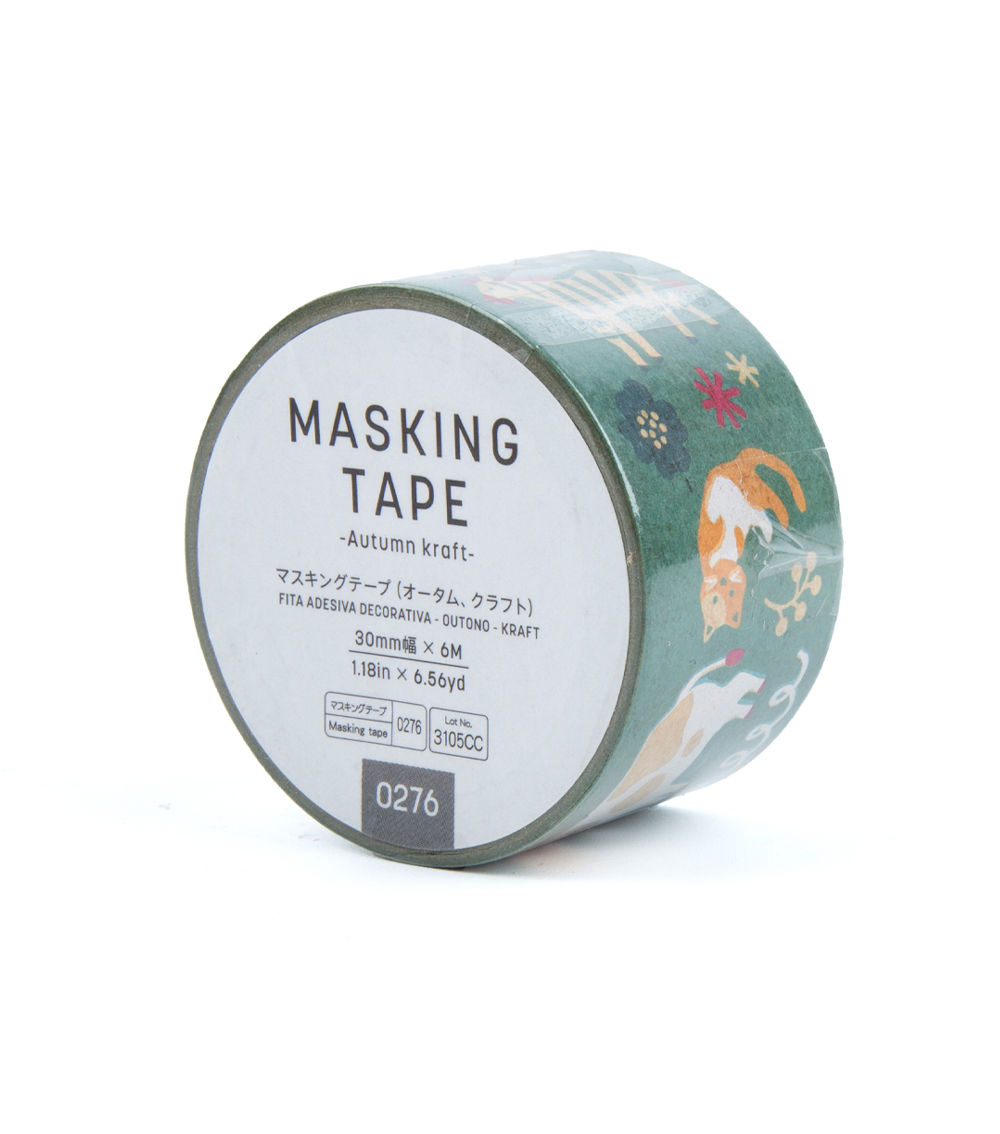 Autumn Kraft Masking Tape, Assorted (1 pc)