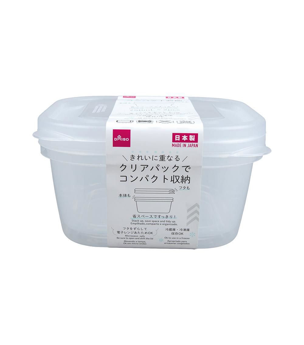 Food Storage Containers, White (2 pcs) - 750 ml