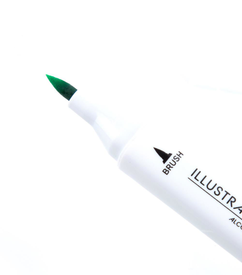 Illustration Marker, Leaf Green & Aqua Blue (2 pcs)