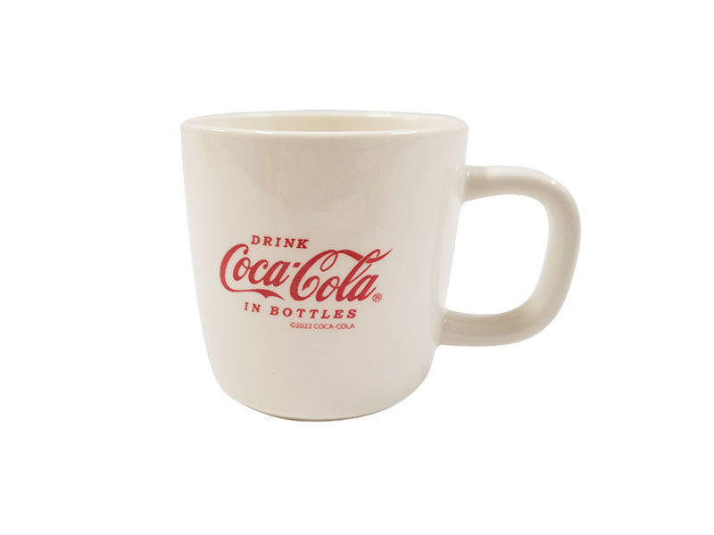 Coca-Cola Design Porcelain Mug, Off-White - 280 ml