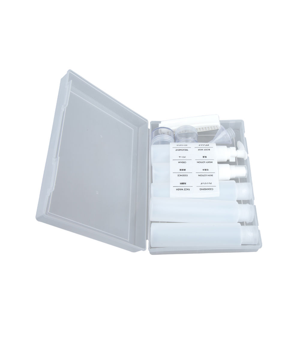 Refill Container Set – Travel Bottles & Jars ( 7 Pcs )