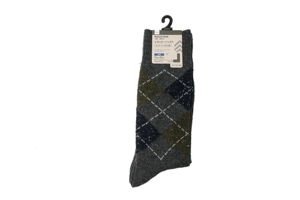 Men's Argyle Pattern Dress Socks