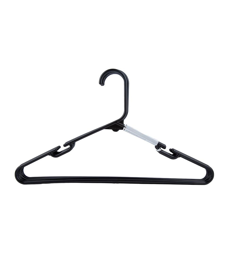 Simple Hanger, Black (6 pcs)