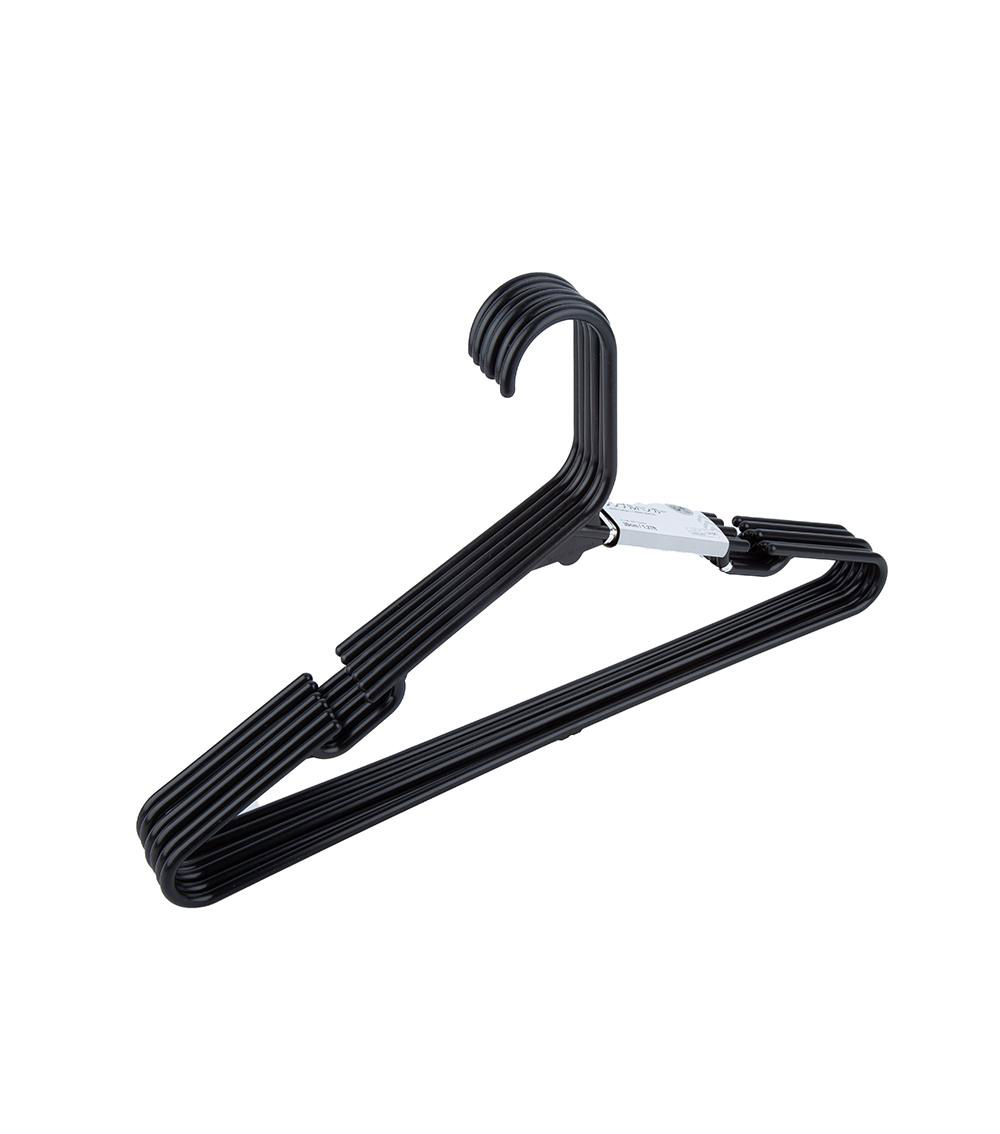 Simple Hanger, Black (6 pcs)