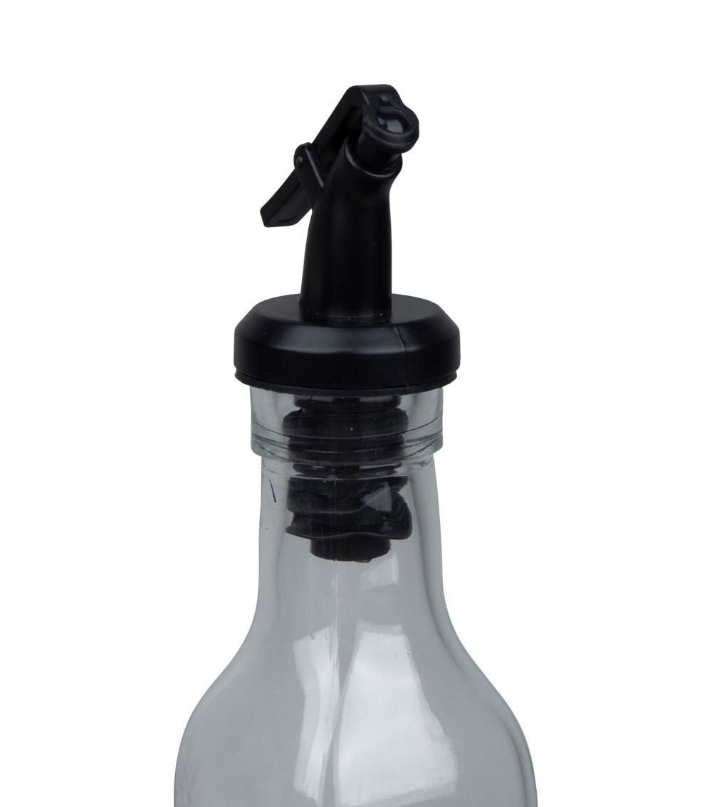 Glass Oil Bottle with Design, Assorted (1 pc) - 280ml