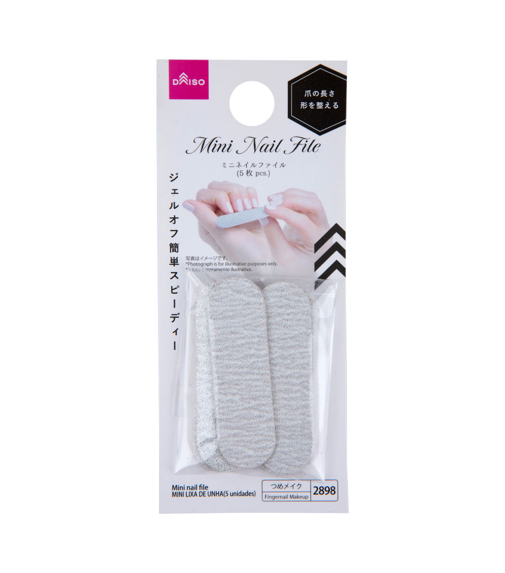 Mini Nail File Paper Type - Gray ( 5 Pieces )