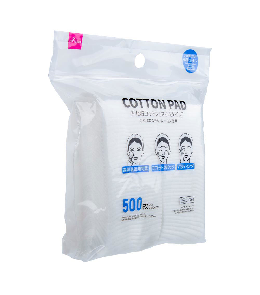 Slim Facial Pads, White (500 pcs)