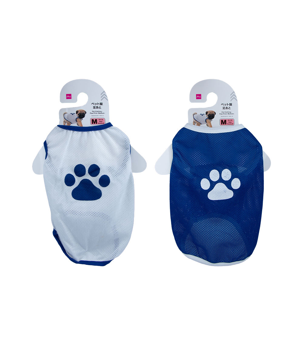 Pet Clothing Paw Print Medium – Assorted (1pc)