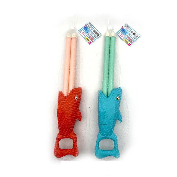 Shark Double-Barrel Long Water Gun, Assorted (1 Pc)