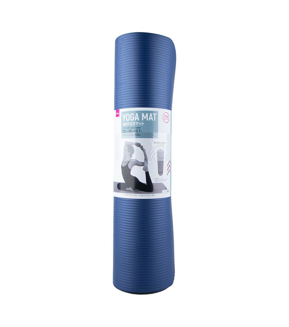 NBR Yoga Mat, Assorted 1 pc (173cm x 61cm x 7mm)