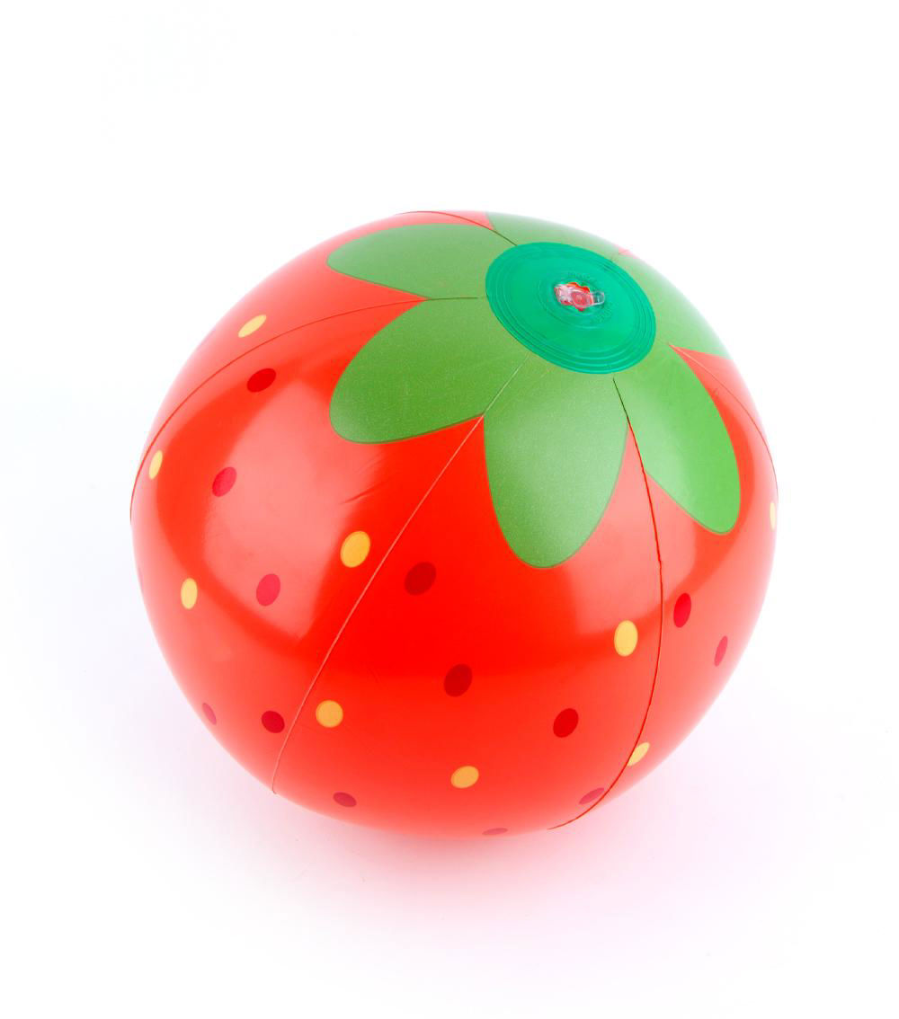 Strawberry Design Beach Ball, Red (26cm)