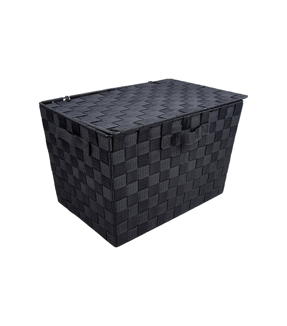 Printed Storage Basket with Lid, Assorted (1 pc)