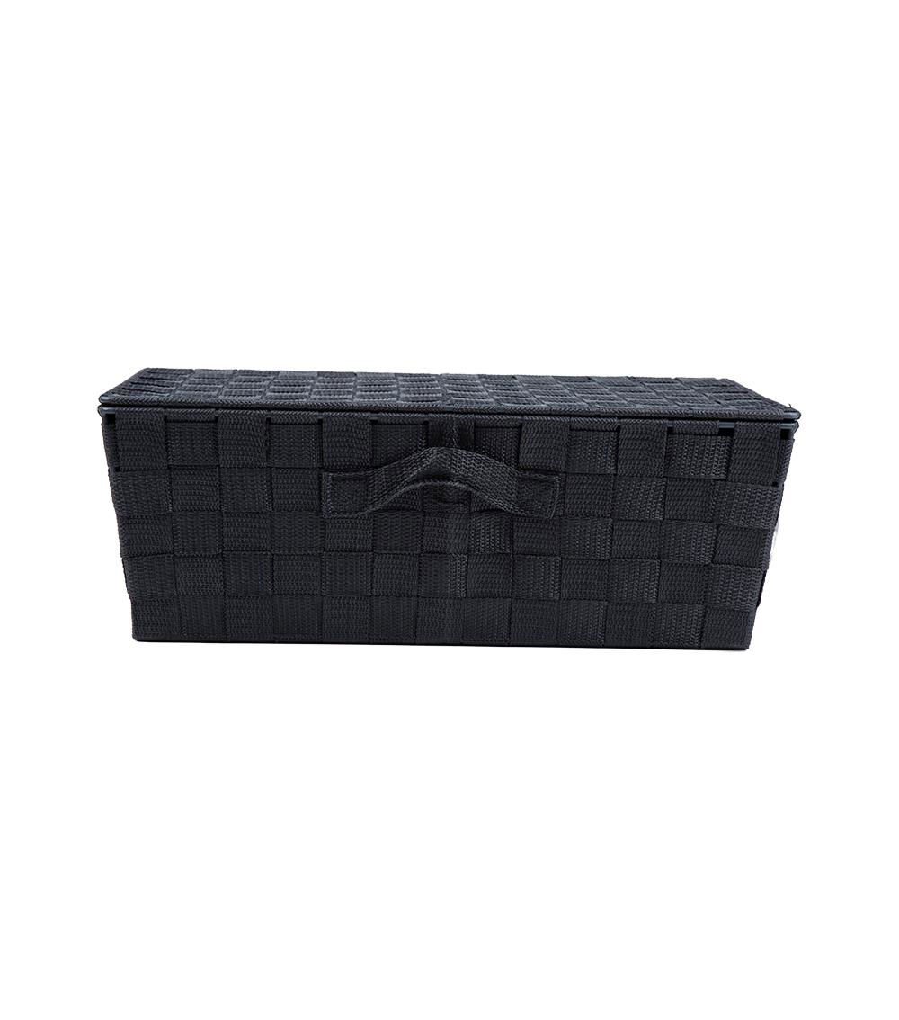 Polypropylene Storage Basket with Lid, Assorted (1 pc)