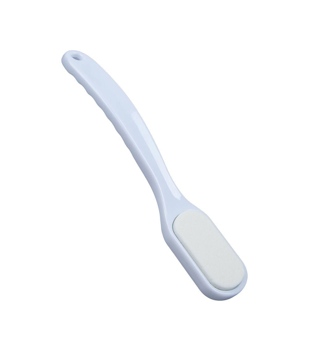 Dual Surface Ceramic & Sand Heel File, White